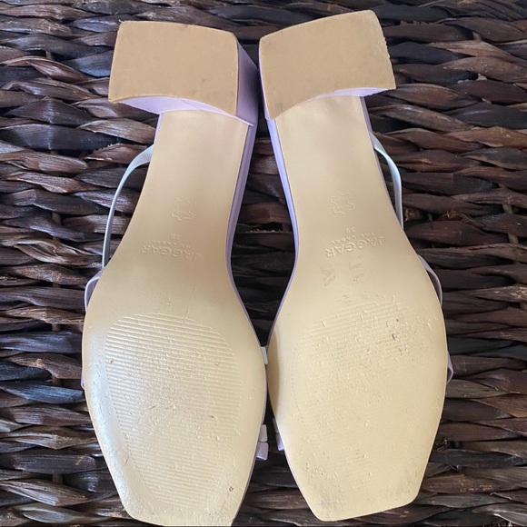 Jaggar square block heel resort heel ombre slide lilac size 39 - never worn! - Picture 5 of 7